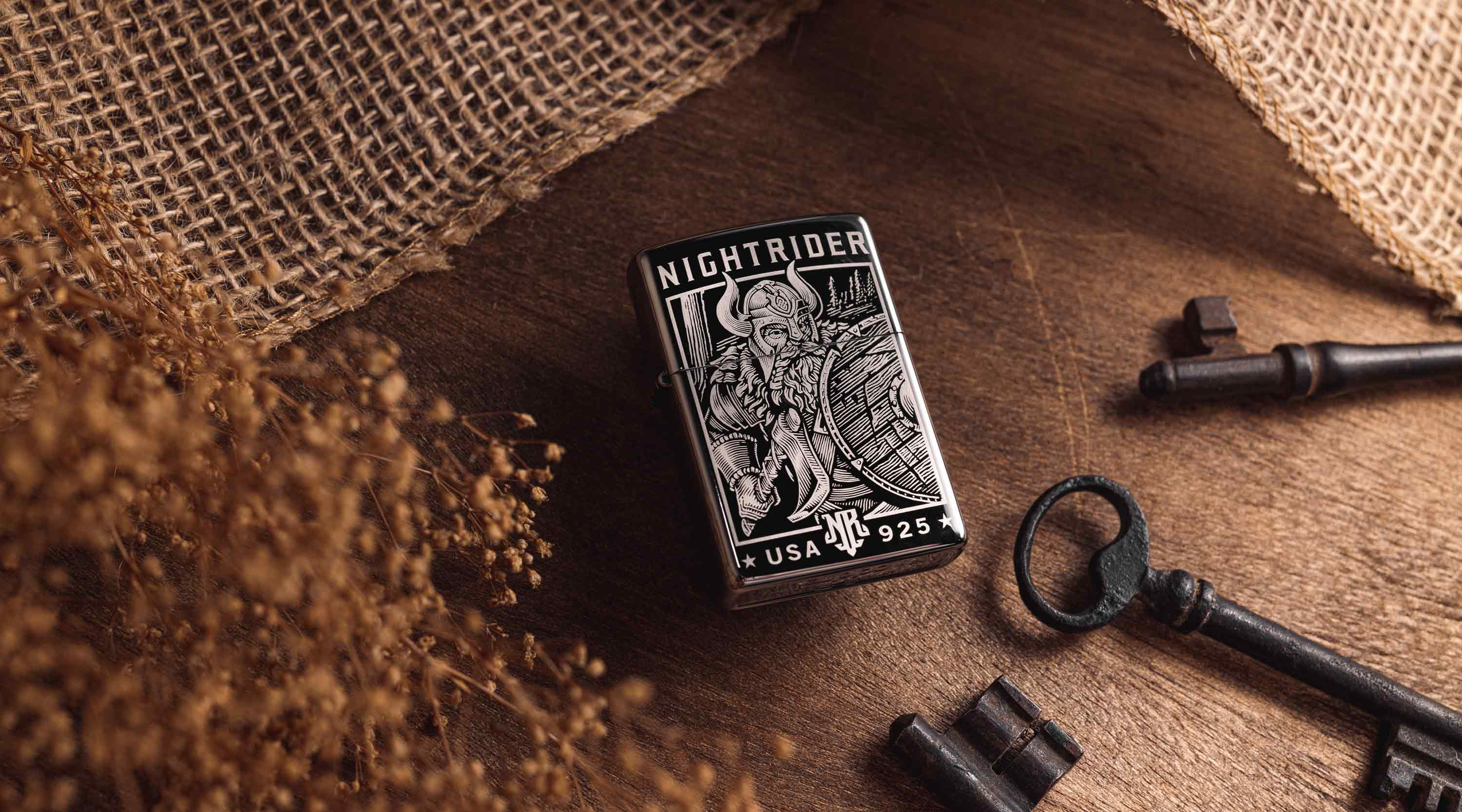 Free NightRider Viking Zippo Lighter with Purchase Free NightRider Viking Zippo Lighter with Purchase